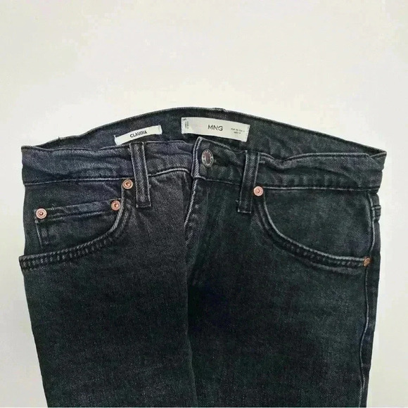 Mango jeans Claudia waxed slim fit jeans, ankle length - Picture 8 of 14